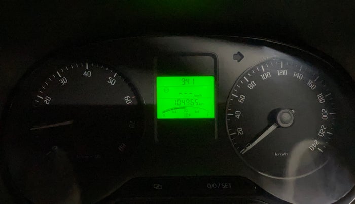 2014 Skoda Rapid AMBITION 1.6 MPI MT PLUS, Petrol, Manual, 1,04,953 km, Odometer Image