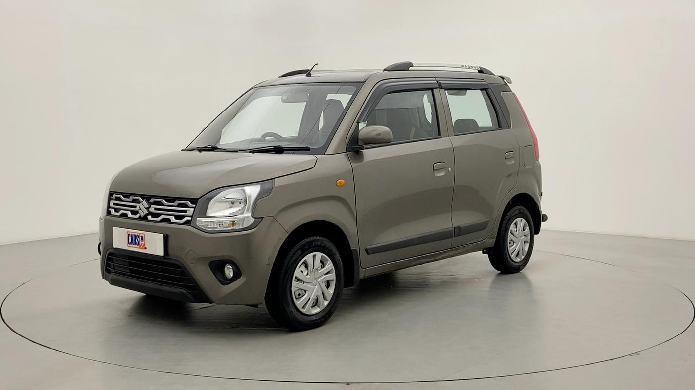 2021 Maruti New Wagon-R LXI 1.0 L, Petrol, Manual, 19,489 km, Left Front Diagonal