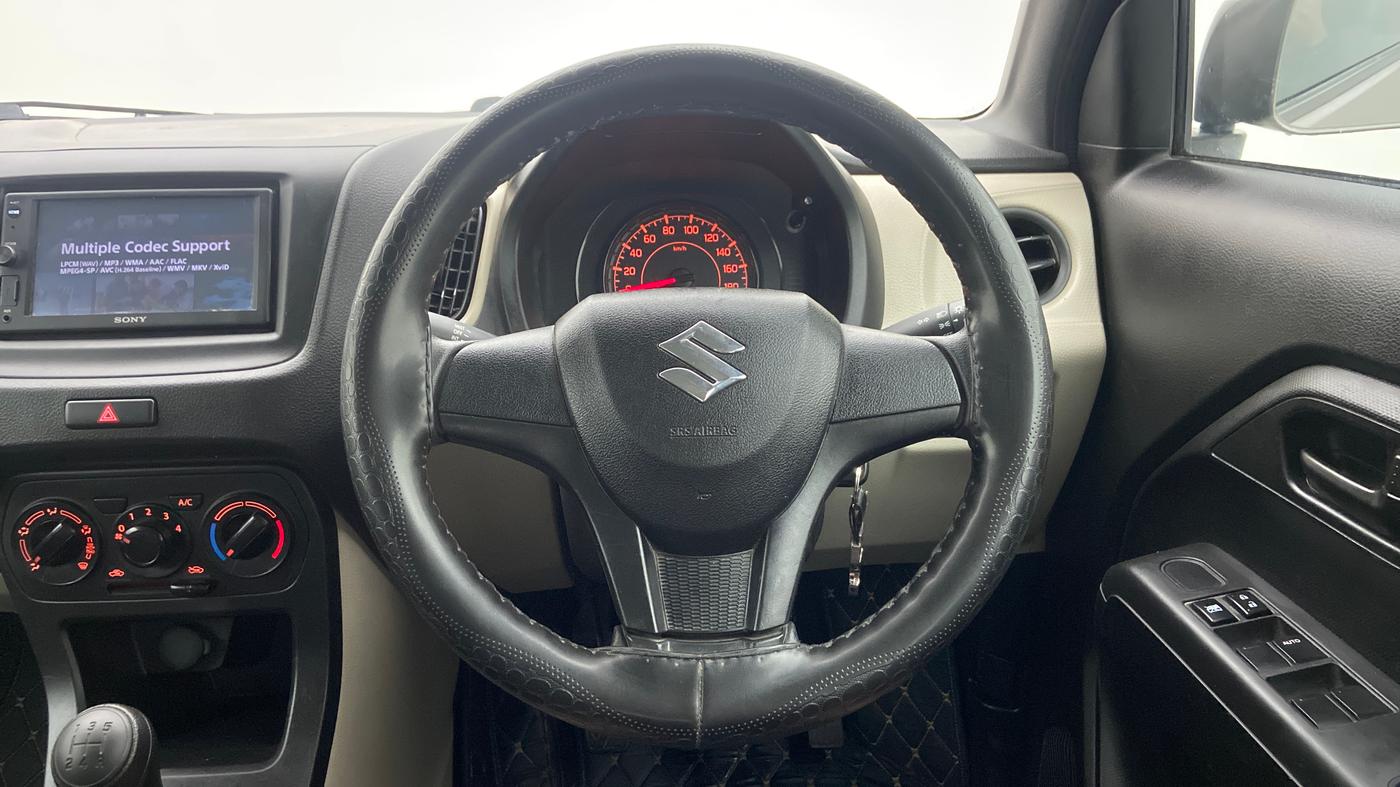 2021 Maruti New Wagon-R LXI 1.0 L, Petrol, Manual, 19,489 km, Steering Wheel Close Up