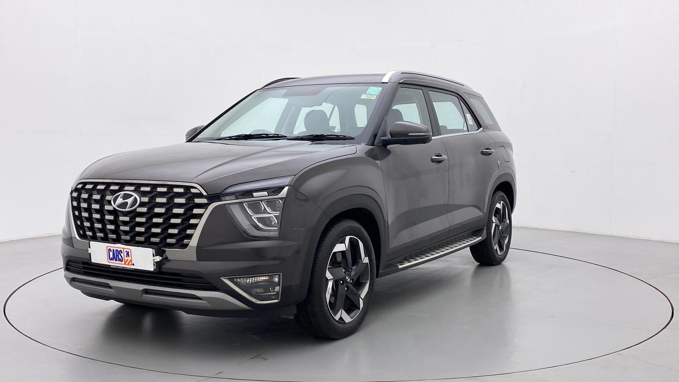 2021 Hyundai ALCAZAR PLATINUM(O) 7STR 1.5 AT, Diesel, Automatic, 26,541 km, Left Front Diagonal