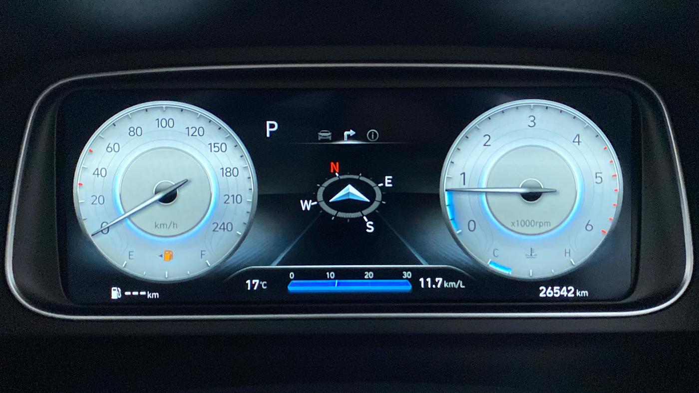 2021 Hyundai ALCAZAR PLATINUM(O) 7STR 1.5 AT, Diesel, Automatic, 26,541 km, Odometer Image