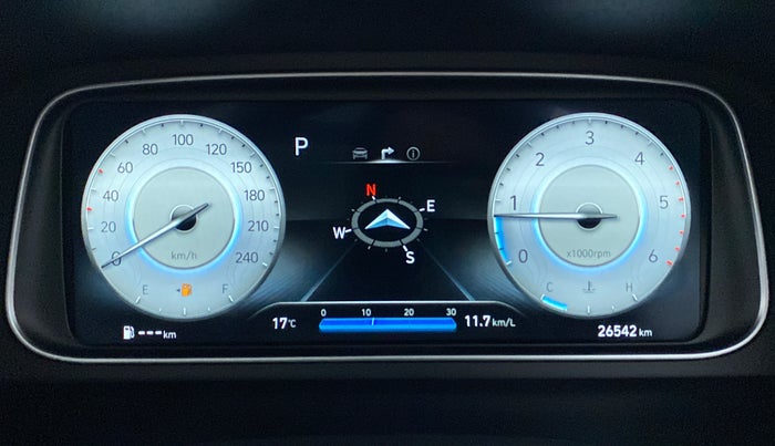 2021 Hyundai ALCAZAR PLATINUM(O) 7STR 1.5 AT, Diesel, Automatic, 26,541 km, Odometer Image