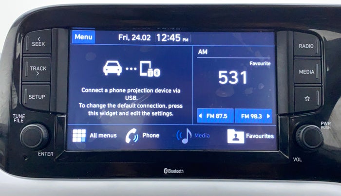 2020 Hyundai GRAND I10 NIOS SPORTZ 1.2 KAPPA VTVT, Petrol, Manual, 18,641 km, Infotainment System