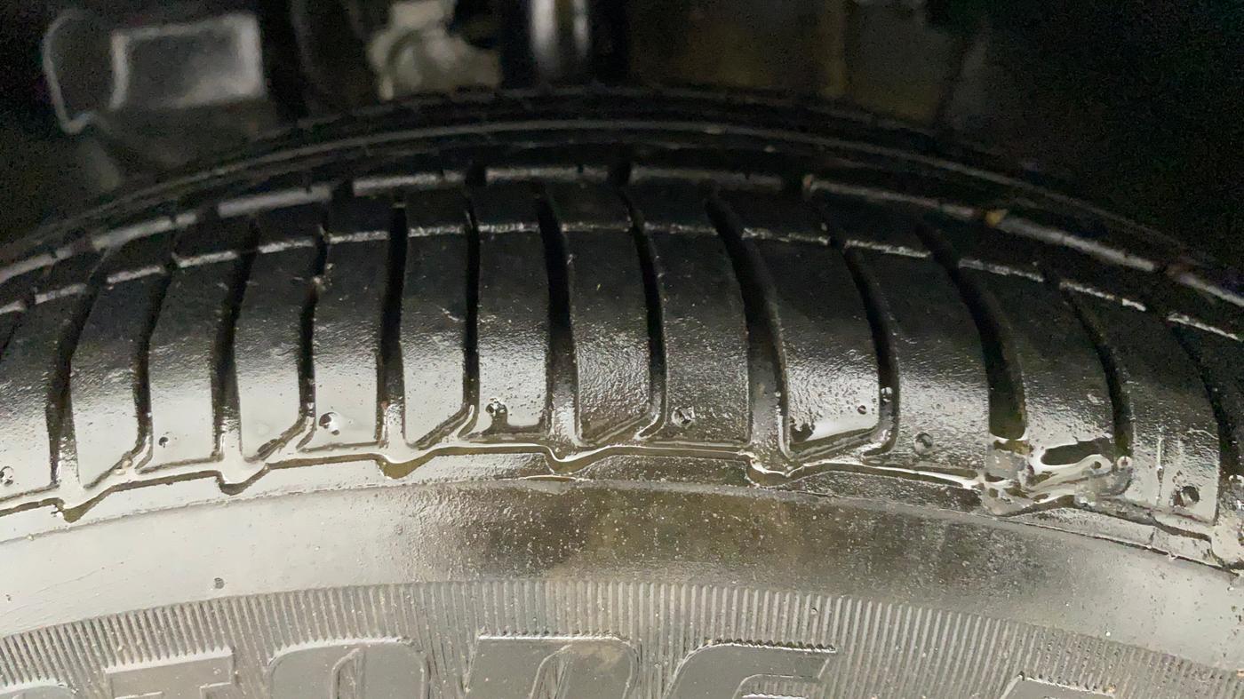 2022 Tata TIGOR XZ PLUS PETROL, Petrol, Manual, 10,860 km, Left Front Tyre Tread