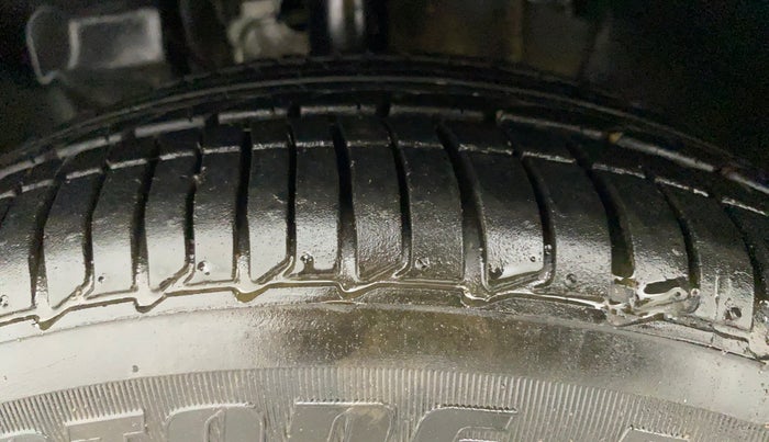 2022 Tata TIGOR XZ PLUS PETROL, Petrol, Manual, 10,860 km, Left Front Tyre Tread