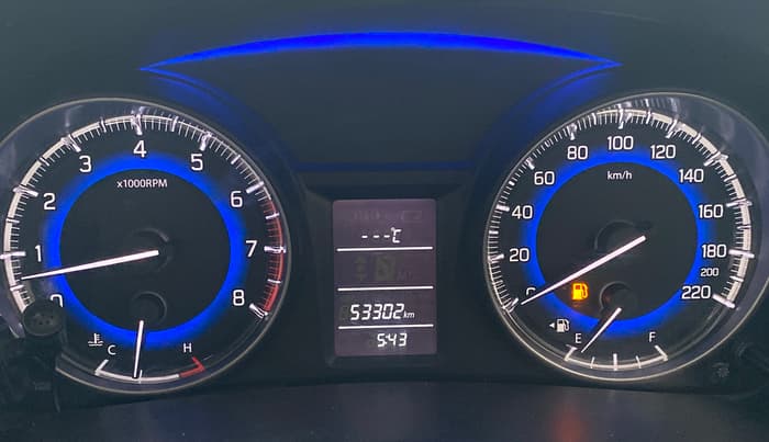 2018 Maruti Baleno DELTA PETROL 1.2, Petrol, Manual, 53,301 km, Odometer Image
