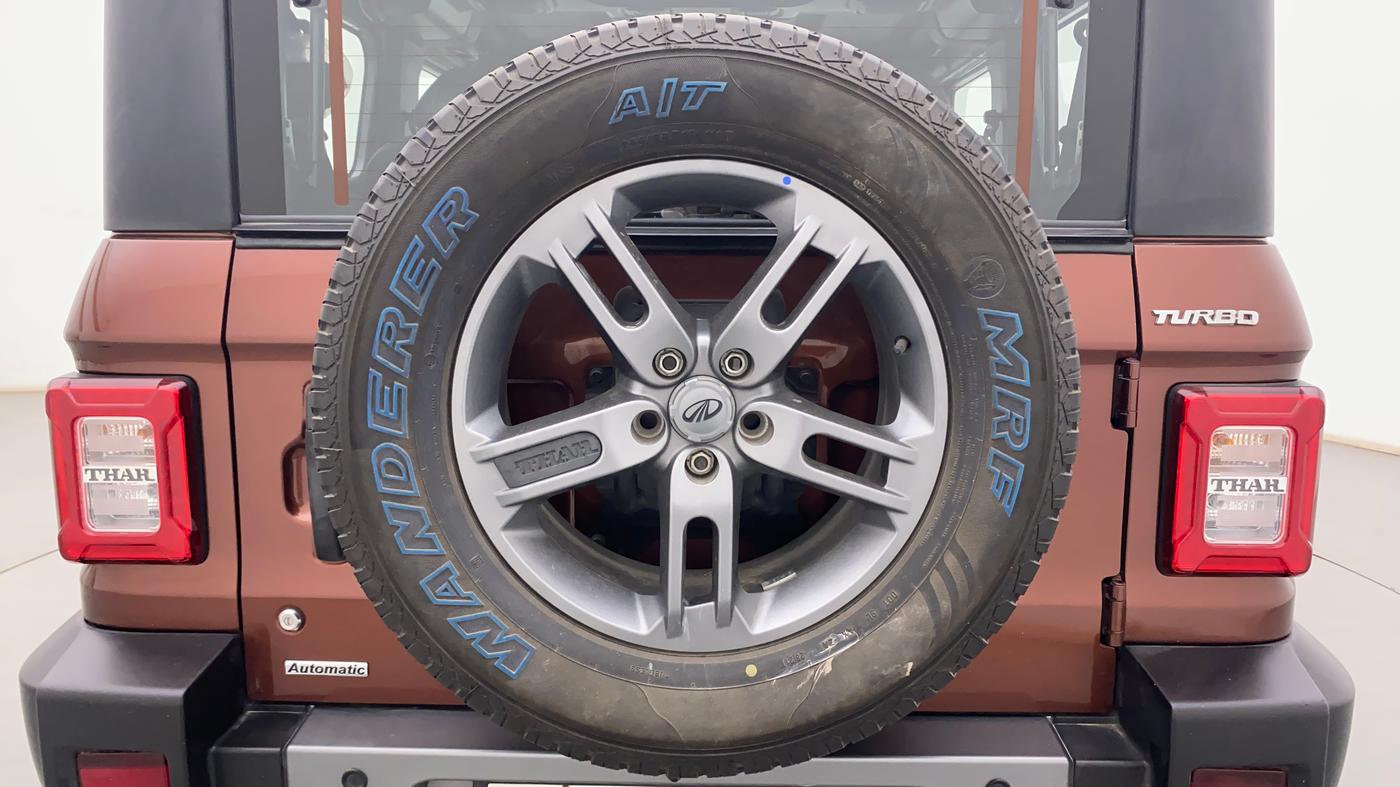 2021 Mahindra Thar LX PETROL HT 4WD AT, CNG, Automatic, 12,287 km, Spare Tyre