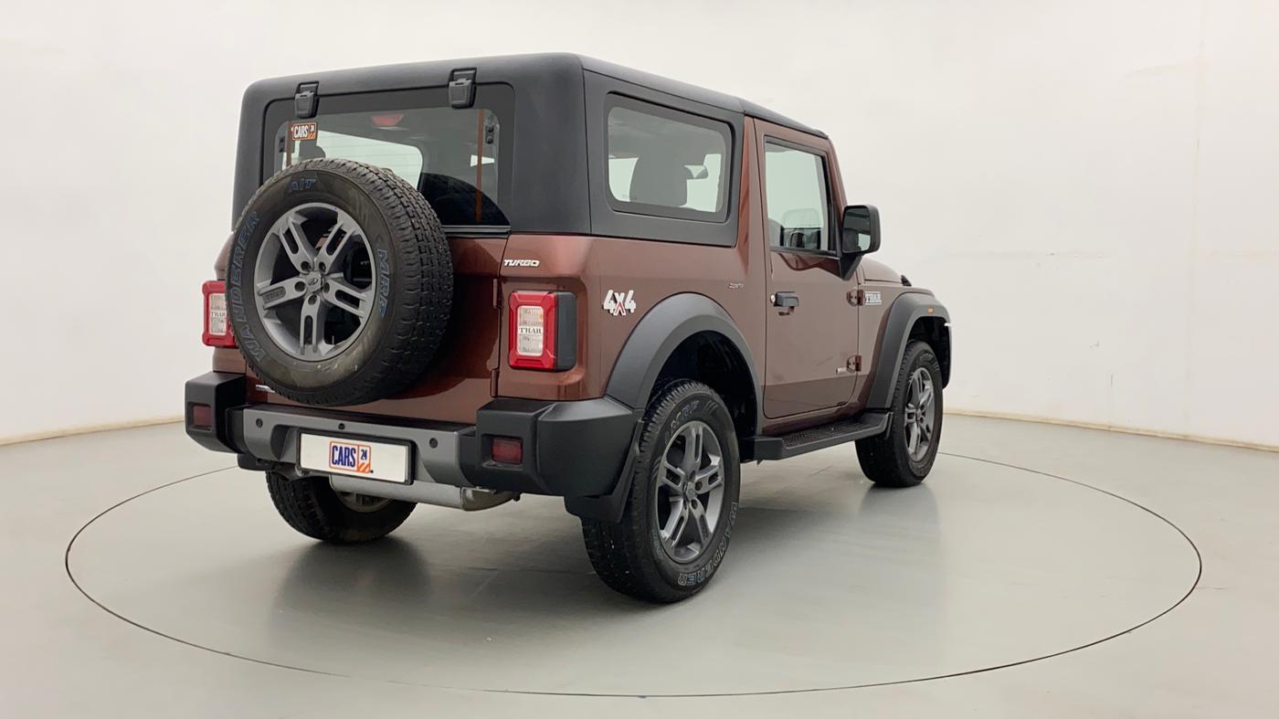 2021 Mahindra Thar LX PETROL HT 4WD AT, CNG, Automatic, 12,287 km, Right Back Diagonal