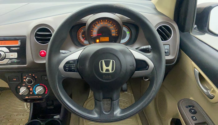 2012 Honda Brio 1.2 V MT I VTEC, Petrol, Manual, 32,061 km, Steering Wheel Close Up