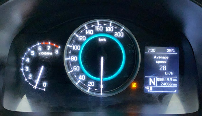 2021 Maruti IGNIS ZETA 1.2 AMT, Petrol, Automatic, 24,666 km, Odometer Image