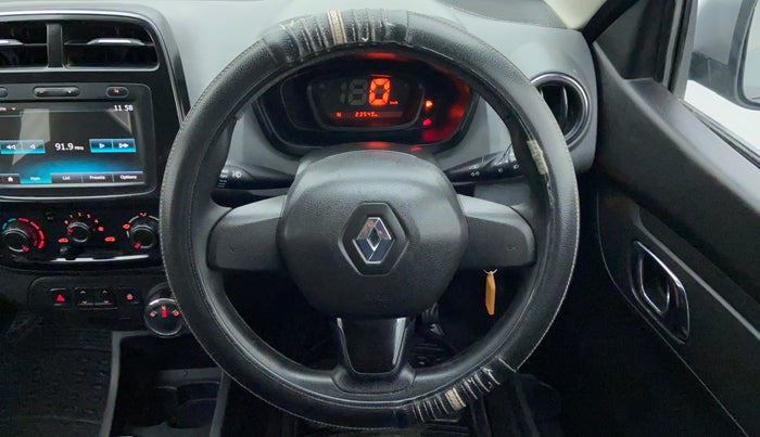 2018 Renault Kwid RXT 1.0 EASY-R AT OPTION, CNG, Automatic, 23,665 km, Steering Wheel Close Up