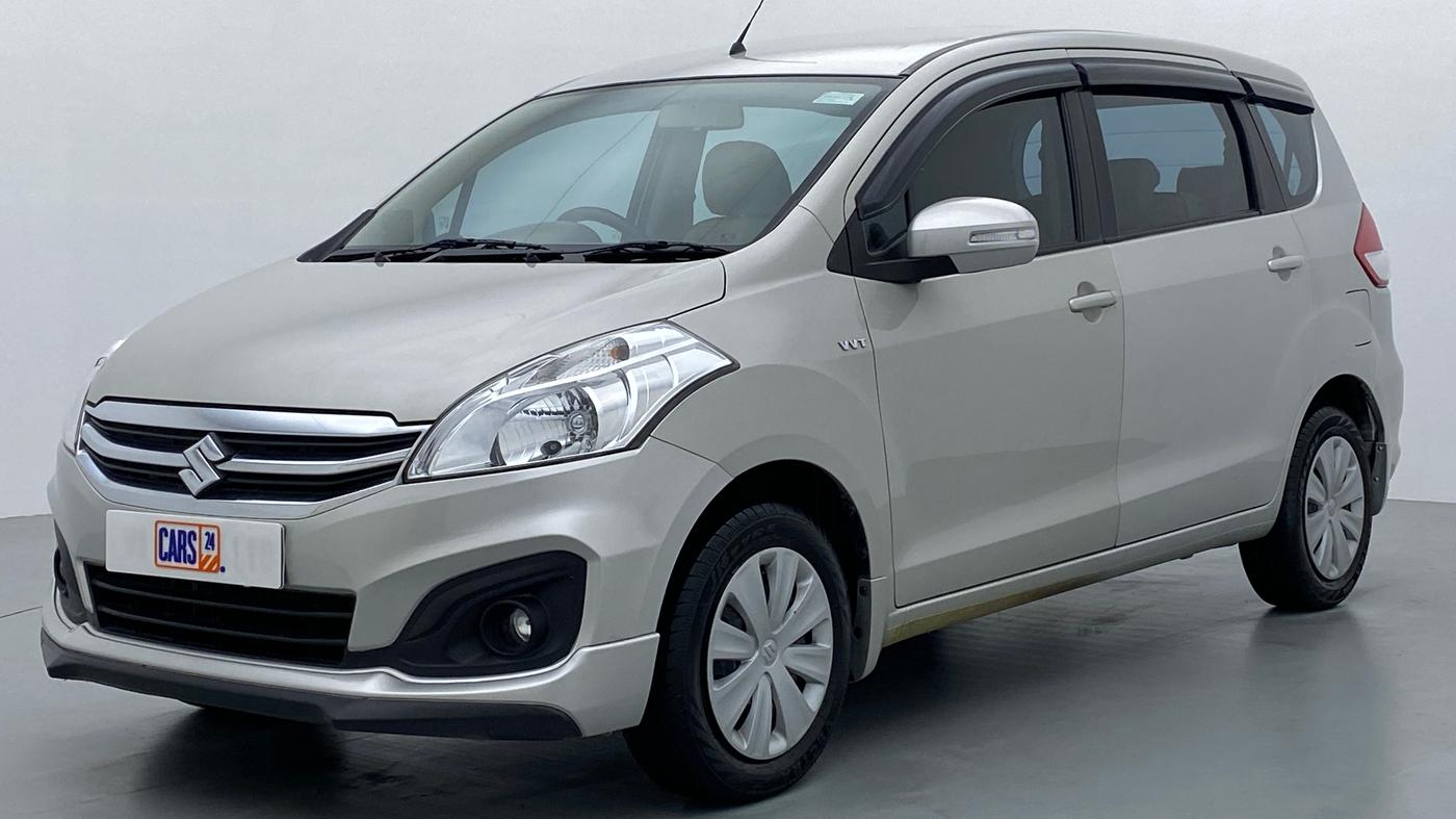 2017 Maruti Ertiga VXI ABS, Petrol, Manual, 17,813 km, Left Front Diagonal (45- Degree) View