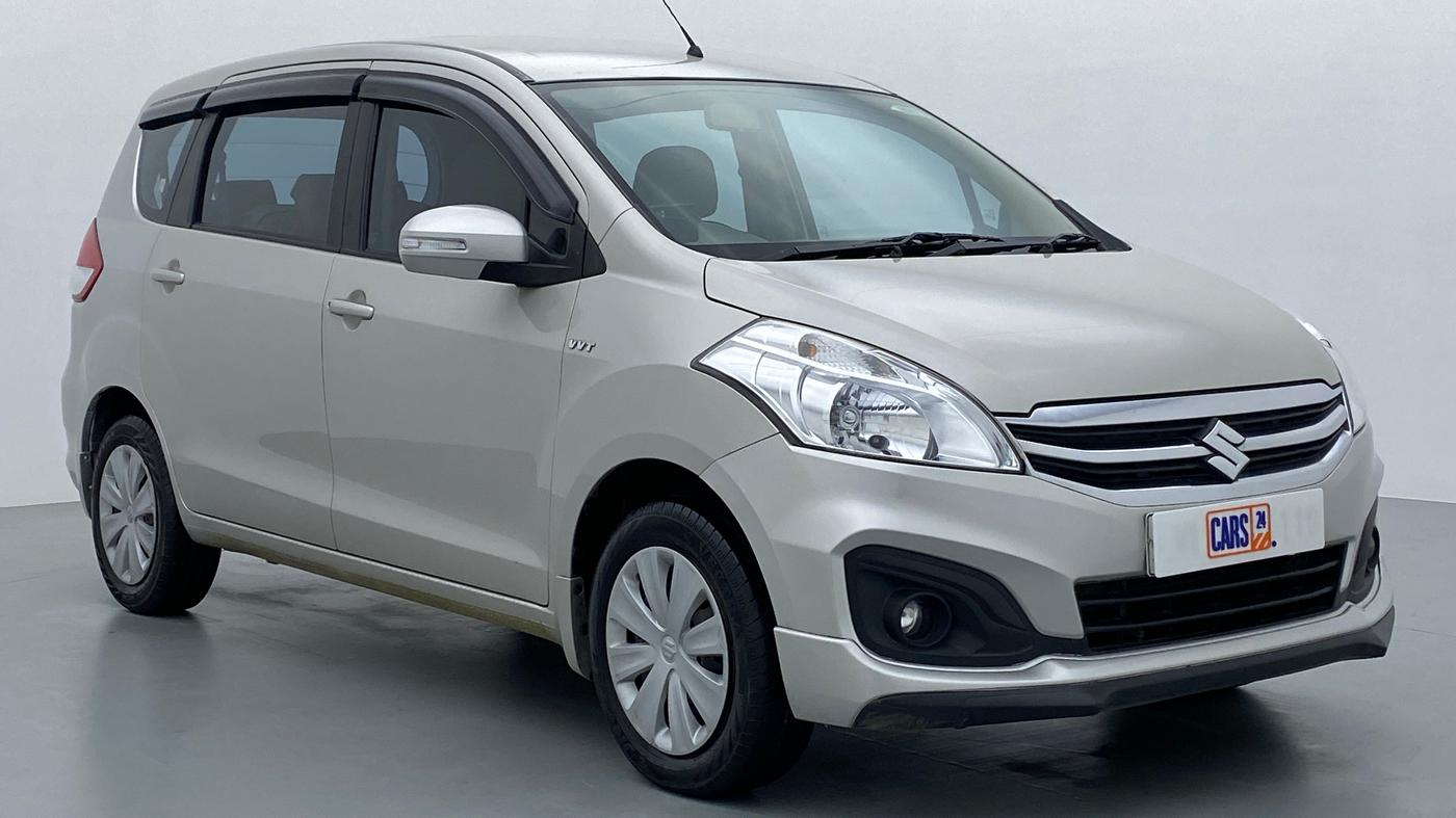 2017 Maruti Ertiga VXI ABS, Petrol, Manual, 17,813 km, Right Front Diagonal (45- Degree) View