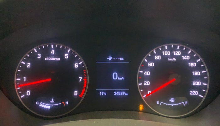 2019 Hyundai Elite i20 ASTA 1.2 (O), Petrol, Manual, 34,545 km, Odometer Image