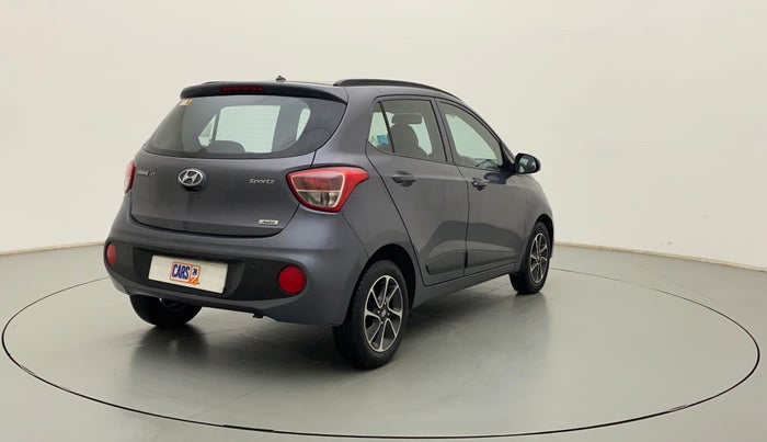 2017 Hyundai Grand i10 SPORTZ (O) AT 1.2 KAPPA VTVT, Petrol, Automatic, 68,719 km, Right Back Diagonal