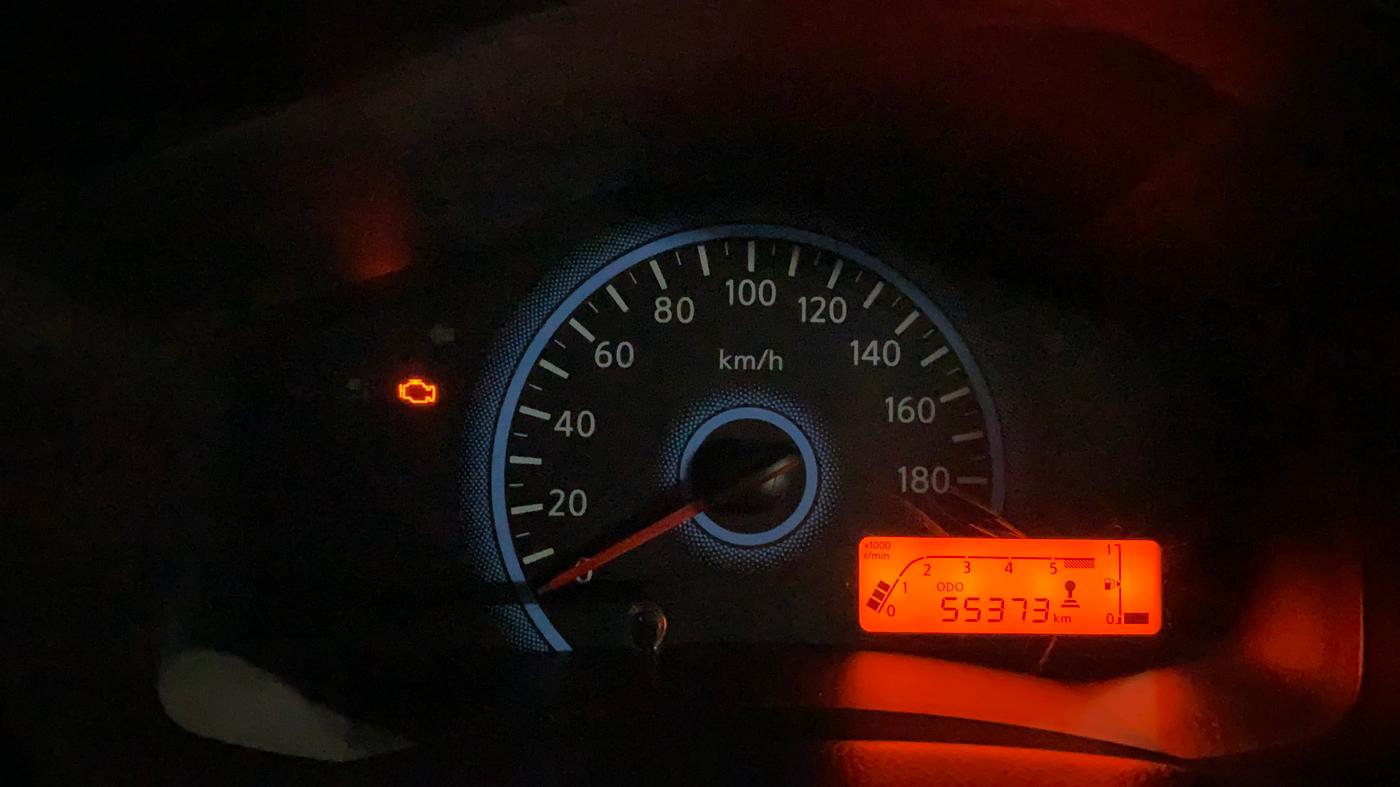 2017 Datsun Redi Go T (O), Petrol, Manual, 55,446 km, Odometer Image