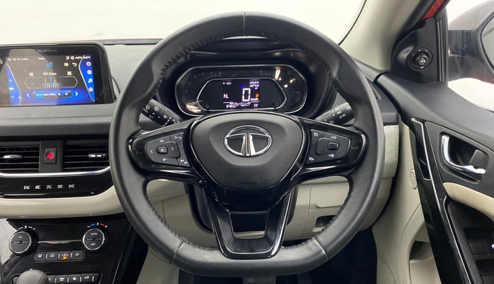 2021 Tata NEXON XZA+ SUNROOF 1.2 RTN, Petrol, Automatic, 12,512 km, Steering Wheel Close Up