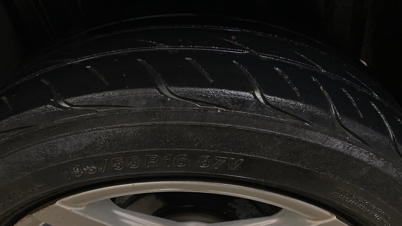 2023 Maruti Baleno DELTA PETROL 1.2, CNG, Manual, 62,033 km, Left Rear Tyre Tread
