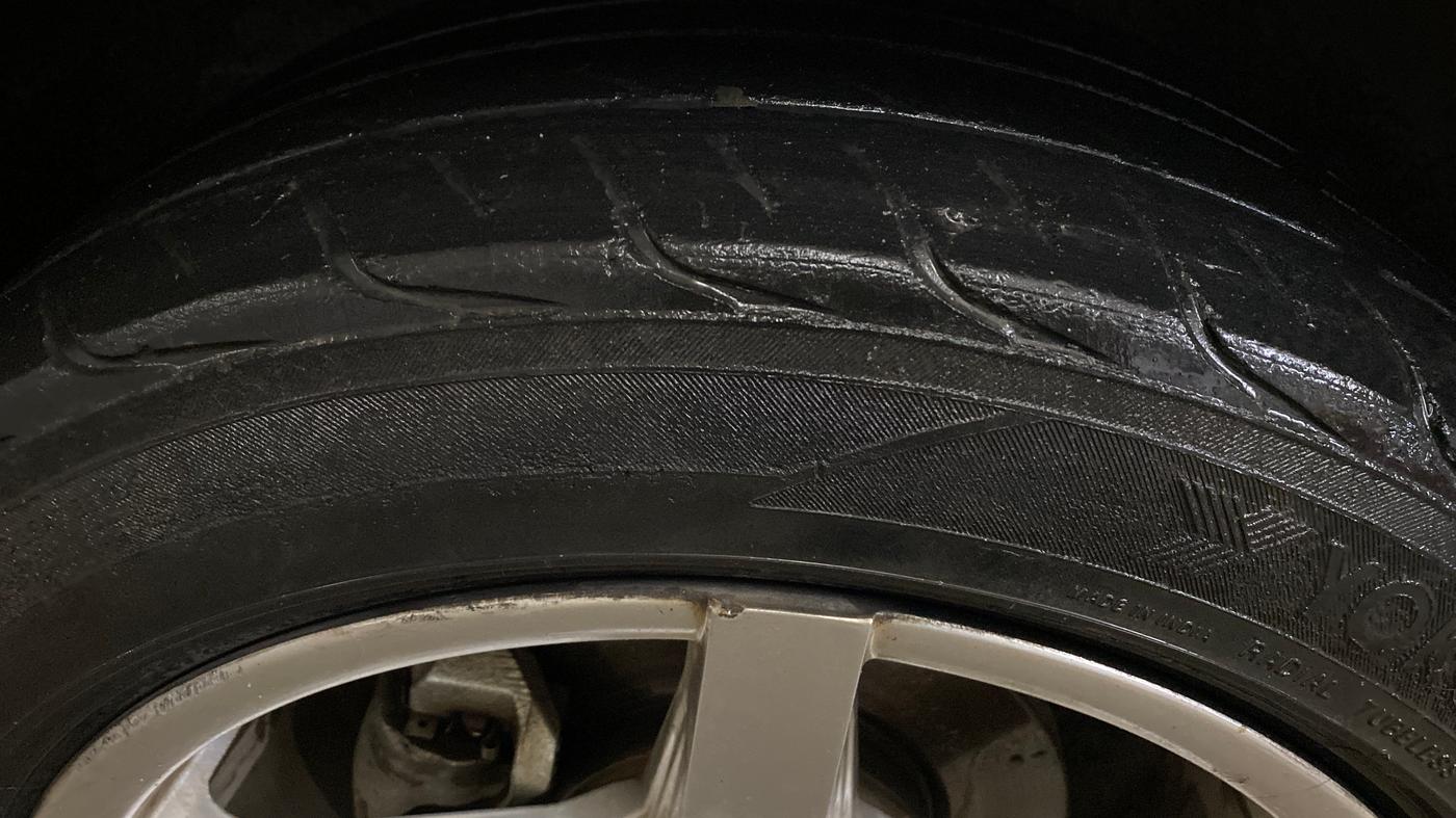 2023 Maruti Baleno DELTA PETROL 1.2, CNG, Manual, 62,033 km, Left Front Tyre Tread