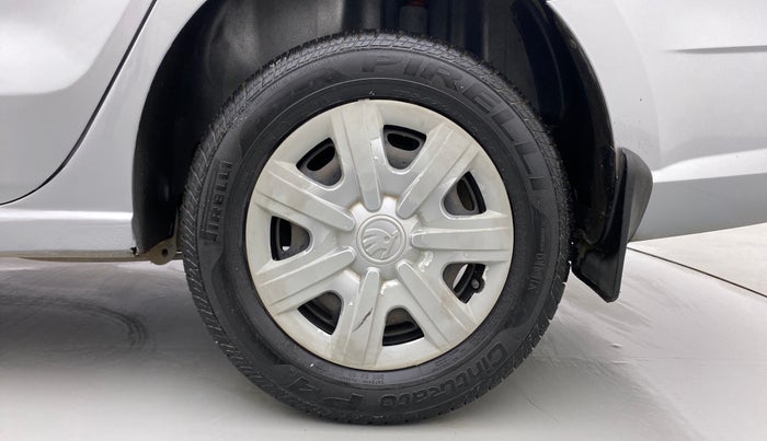 2013 Skoda Rapid AMBITION 1.6 TDI CR MT PLUS, Diesel, Manual, 1,23,994 km, Left Rear Wheel