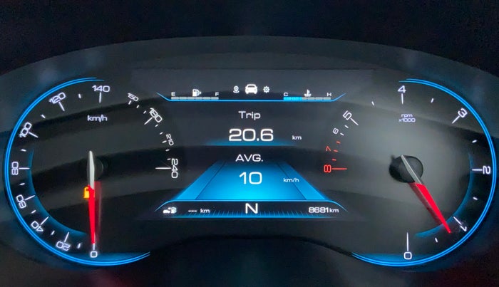 2020 MG HECTOR SHARP DCT PETROL, Petrol, Automatic, 8,787 km, Odometer View