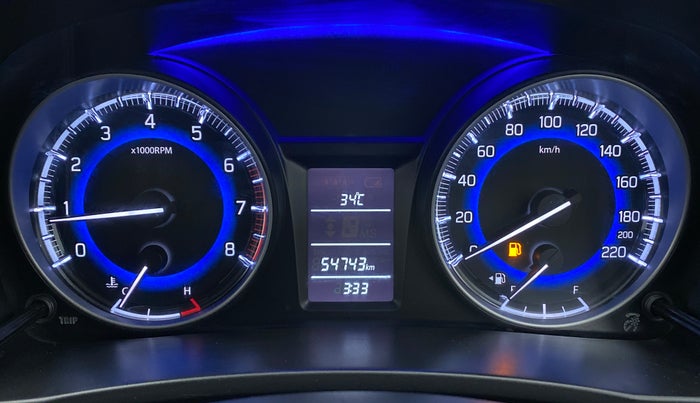 2020 Maruti Baleno DELTA PETROL 1.2, Petrol, Manual, 54,743 km, Odometer Image