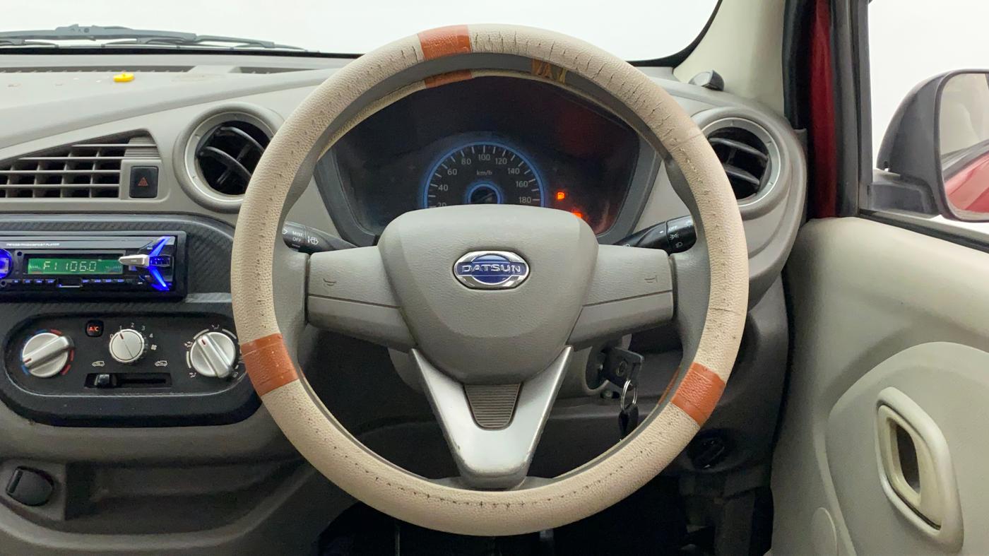 2016 Datsun Redi Go T (O), Petrol, Manual, 41,932 km, Steering Wheel Close Up