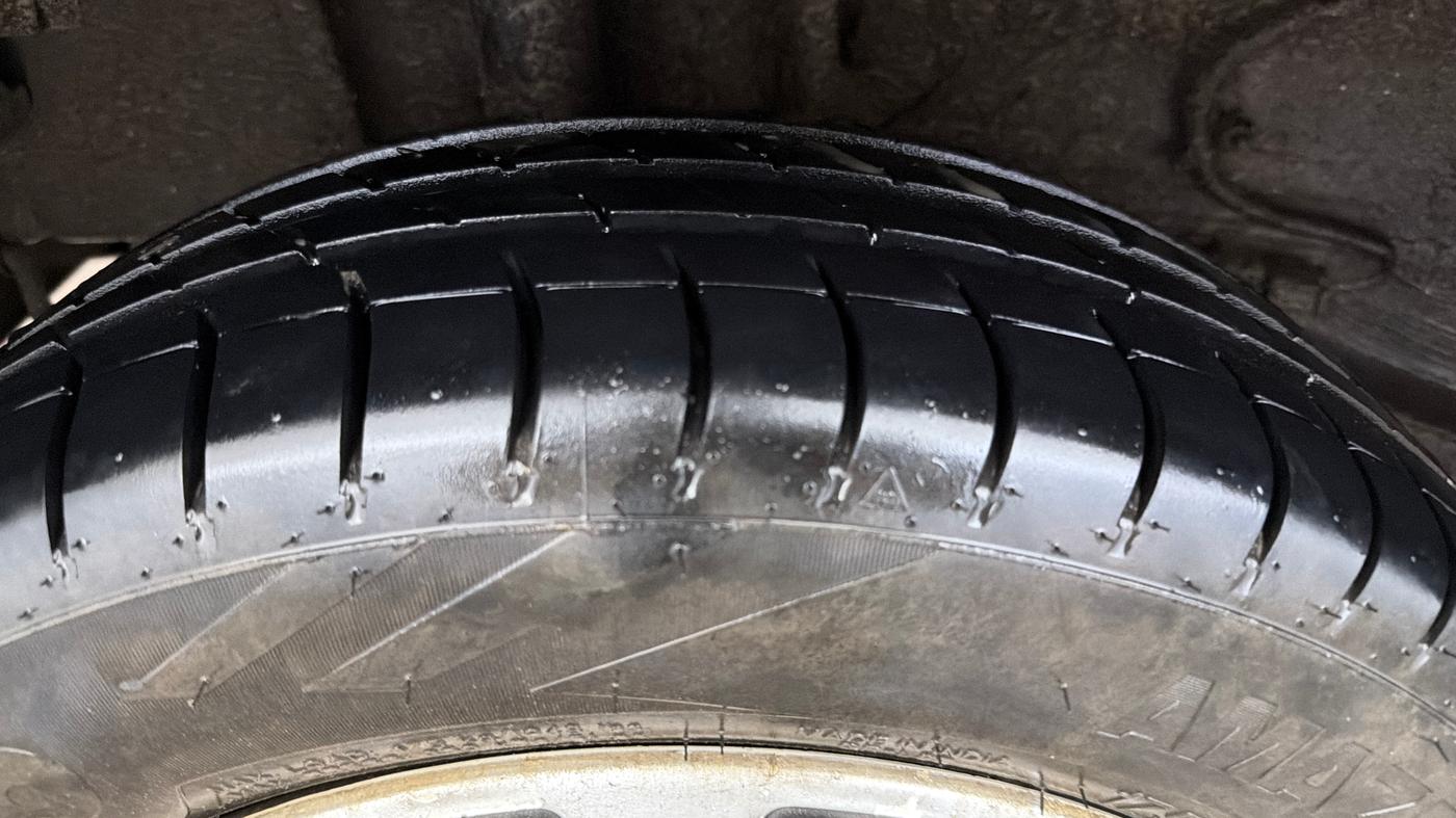 2022 Tata Tiago XZ PLUS CNG, CNG, Manual, 55,180 km, Right Rear Tyre Tread