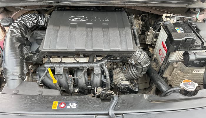 2021 Hyundai AURA SX PLUS 1.2 AMT, Petrol, Automatic, 47,258 km, Engine View
