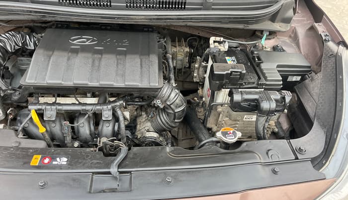 2021 Hyundai AURA SX PLUS 1.2 AMT, Petrol, Automatic, 47,258 km, Engine View - Left