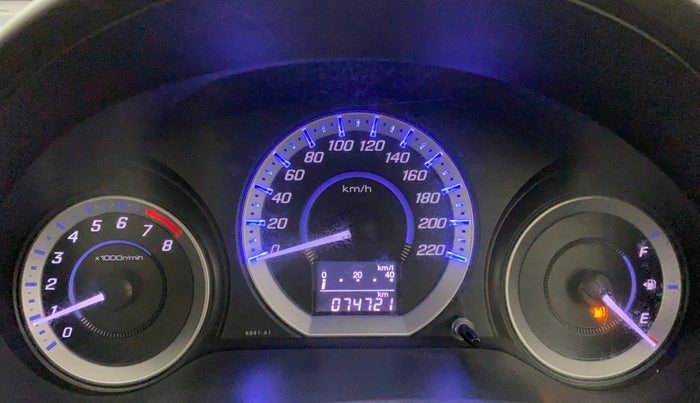 2012 Honda City 1.5L I-VTEC V MT, Petrol, Manual, 74,721 km, Odometer Image