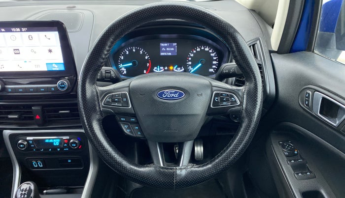 2018 Ford Ecosport TITANIUM 1.5L PETROL, Petrol, Manual, 39,914 km, Steering Wheel Close Up