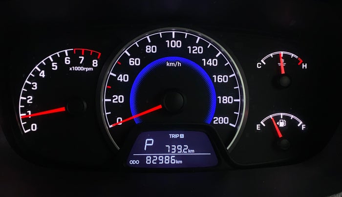 2018 Hyundai Grand i10 MAGNA AT 1.2 KAPPA VTVT, Petrol, Automatic, 82,982 km, Odometer Image