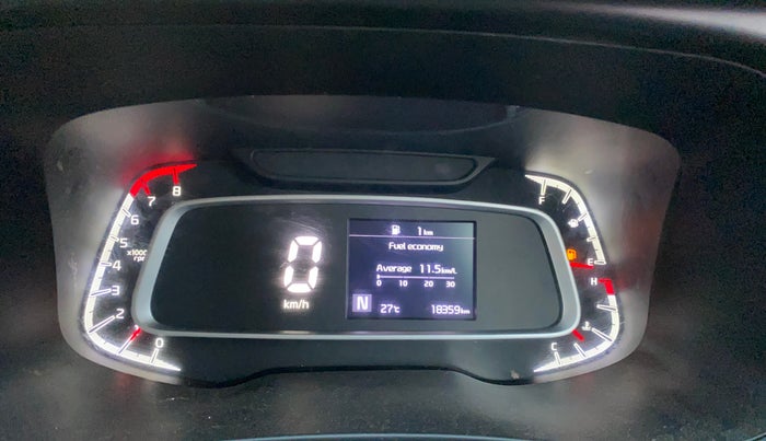 2021 KIA SONET HTX 1.0 IMT, Petrol, Manual, 18,338 km, Odometer Image