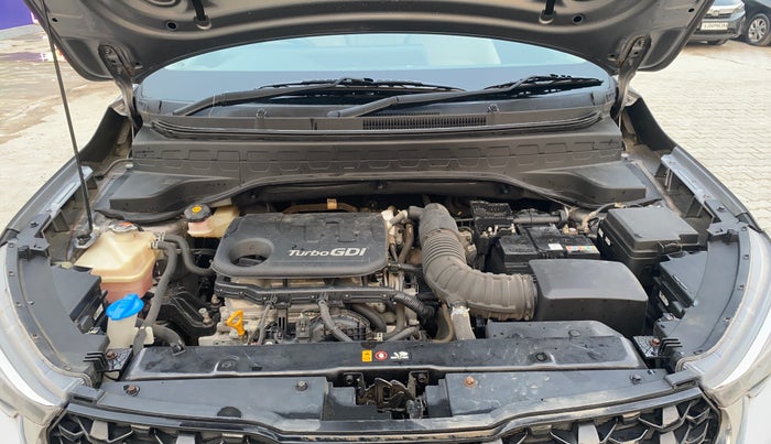 2021 KIA SONET HTX 1.0 IMT, Petrol, Manual, 18,338 km, Engine View
