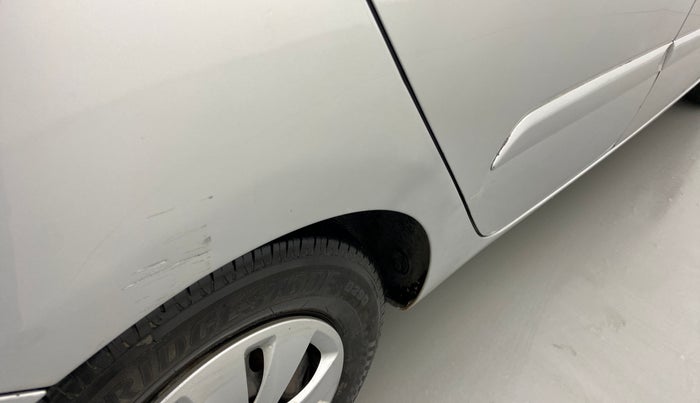 2011 Hyundai i10 SPORTZ 1.2, Petrol, Manual, 63,999 km, Right quarter panel - Slightly dented