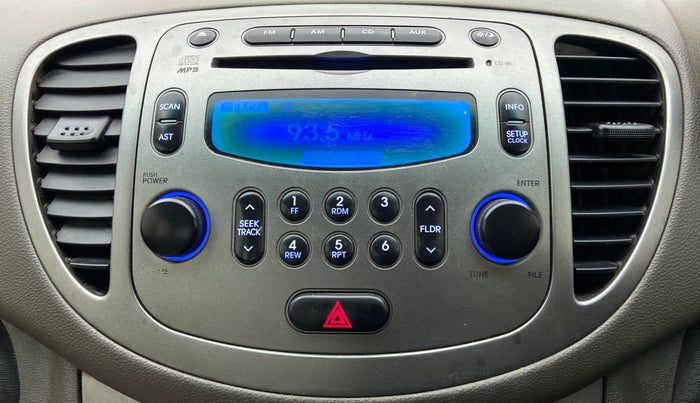 2011 Hyundai i10 SPORTZ 1.2, Petrol, Manual, 63,999 km, Infotainment System
