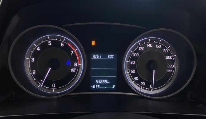 2018 Maruti Dzire ZXI, Petrol, Manual, 53,661 km, Odometer Image