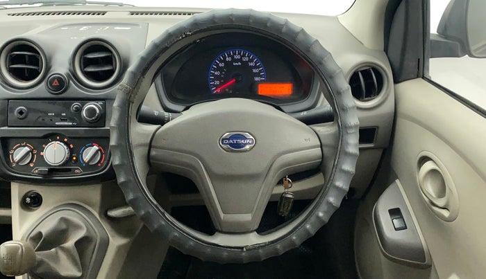 2015 Datsun Go T, Petrol, Manual, 44,095 km, Steering Wheel Close Up