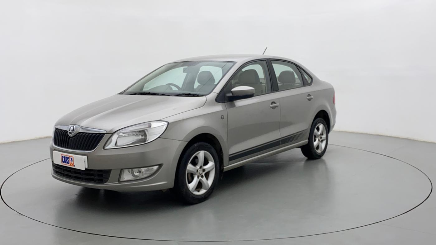 2015 Skoda Rapid AMBITION 1.6 MPI MT PLUS, Petrol, Manual, 39,337 km, Left Front Diagonal