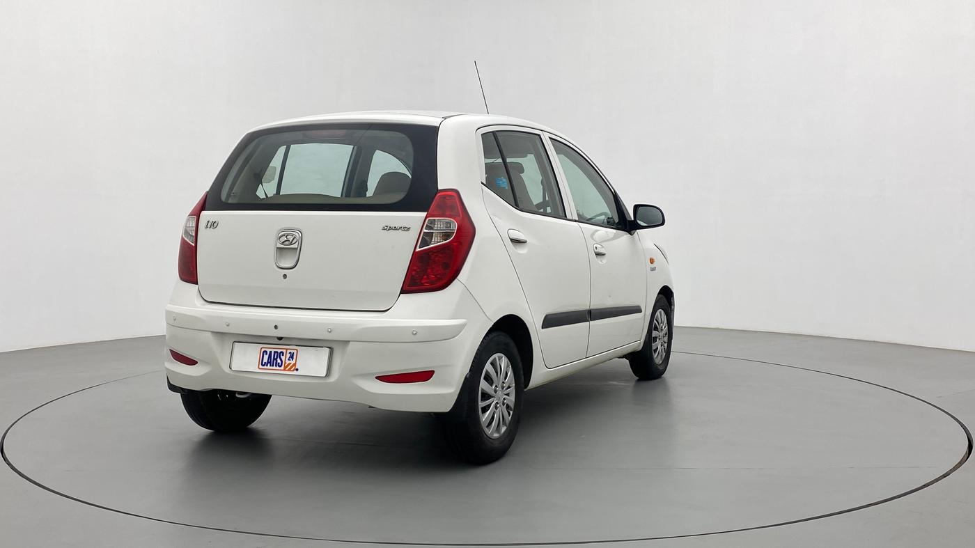 2015 Hyundai i10 SPORTZ 1.1, Petrol, Manual, 51,737 km, Right Back Diagonal