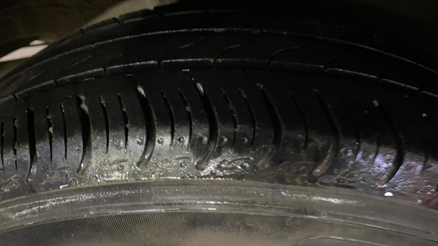 2023 Honda Amaze 1.2L I-VTEC VX CVT, Petrol, Automatic, 13,699 km, Right Rear Tyre Tread