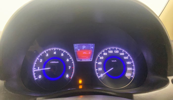 2013 Hyundai Verna FLUIDIC 1.6 VTVT SX OPT AT, Petrol, Automatic, 86,324 km, Odometer Image