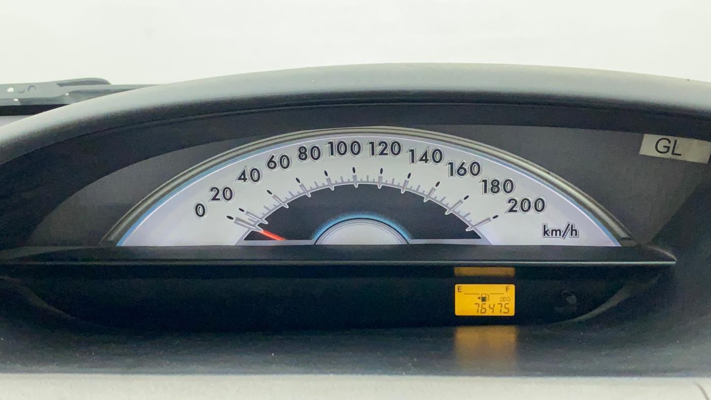 2011 Toyota Etios G, Petrol, Manual, 76,474 km, Odometer Image