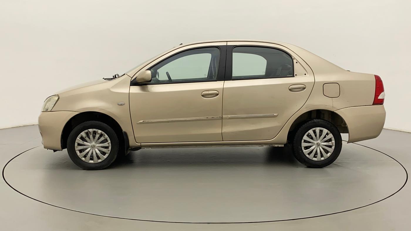 2011 Toyota Etios G, Petrol, Manual, 76,474 km, Left Side