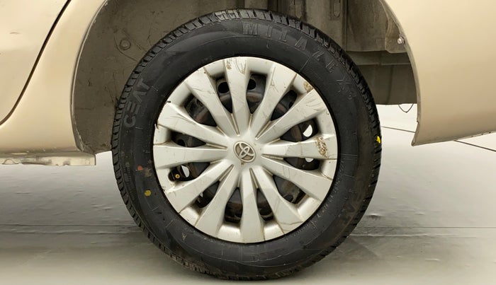 2011 Toyota Etios G, Petrol, Manual, 76,474 km, Left Rear Wheel