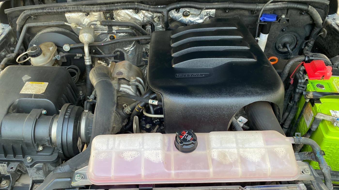 2021 Mahindra Thar LX HT PETROL 4WD MT, Petrol, Manual, 38,768 km, Engine View