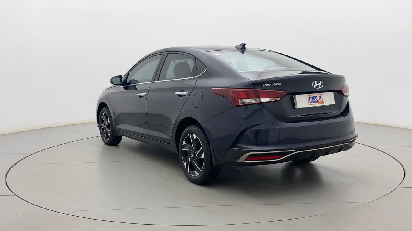 2021 Hyundai Verna SX (O) 1.5 VTVT IVT, Petrol, Automatic, 7,675 km, Left Back Diagonal