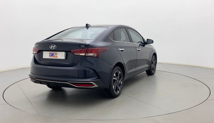 2021 Hyundai Verna SX (O) 1.5 VTVT IVT, Petrol, Automatic, 7,675 km, Right Back Diagonal