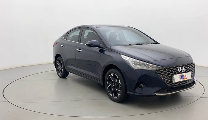 2021 Hyundai Verna SX (O) 1.5 VTVT IVT, Petrol, Automatic, 7,675 km, Right Front Diagonal